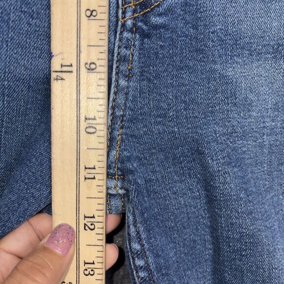 Redone Originals Jeans Womens Size 25 Blue ultra high rise ankle crop - Picture 8 of 12